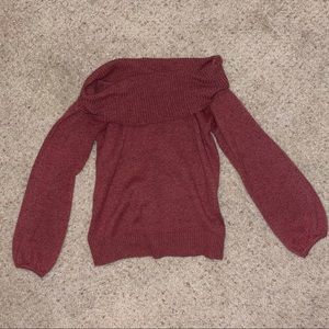 American Eagle Off The Shoulder Sweater